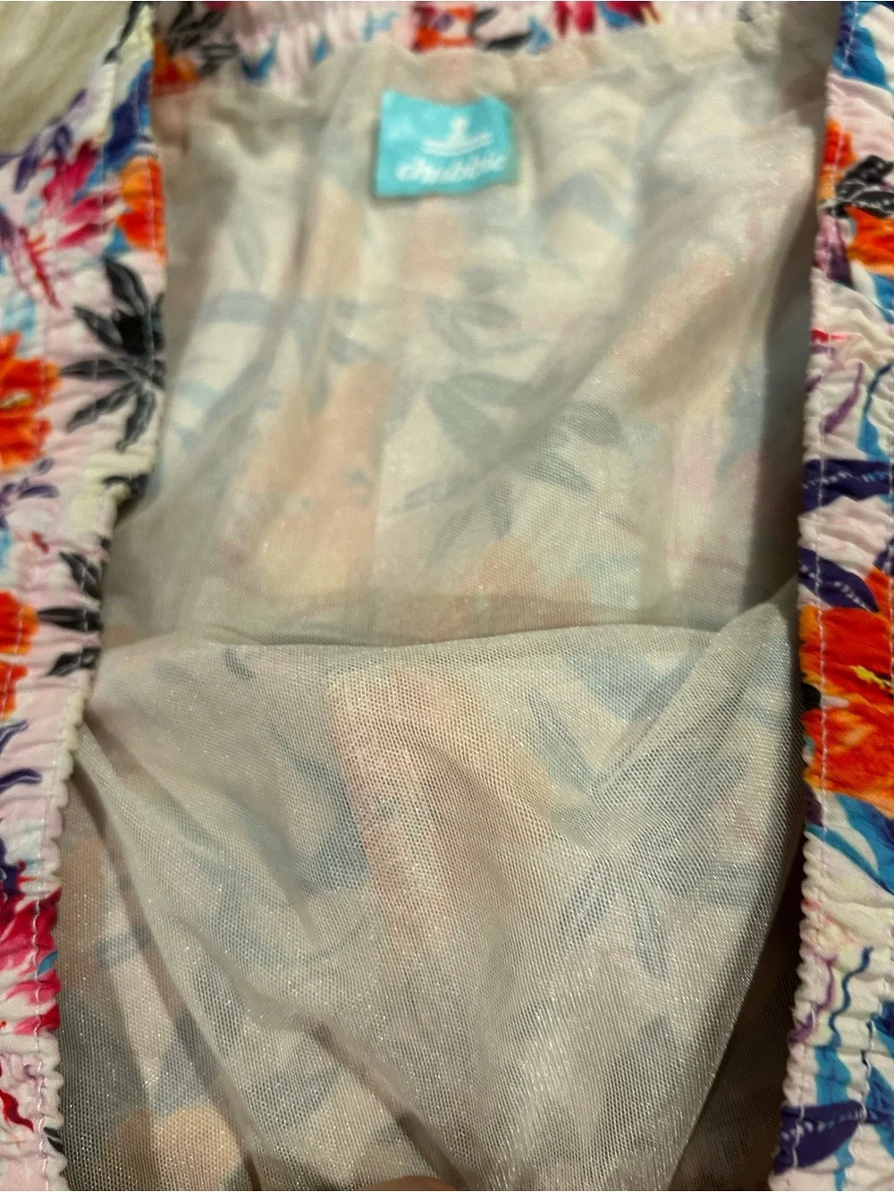 Chubbies Men's The Pool Parties Lined Swim Trunks Size M